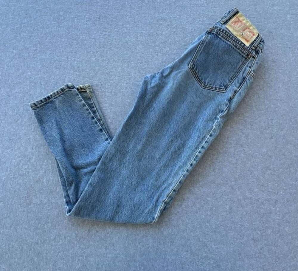 Vintage Bongo Gene Montesano Jeans Size 3 Made in USA High Waist Button Fly 90s